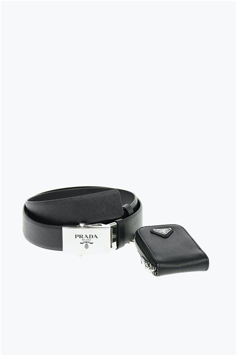 prada textured leather belt|Prada belt.